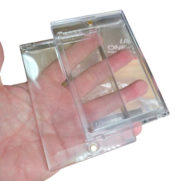 66 Ultra Pro Collector Card Holders 
One touch Magnetic Closure 
Ultra Clear - Picture 4 of 7